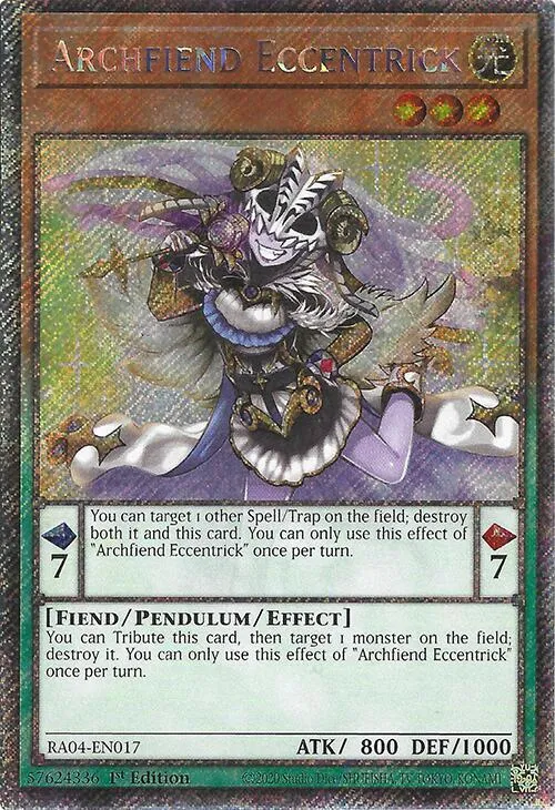 Archfiend Eccentrick from Quarter Century Stampede - Yu-Gi-Oh!