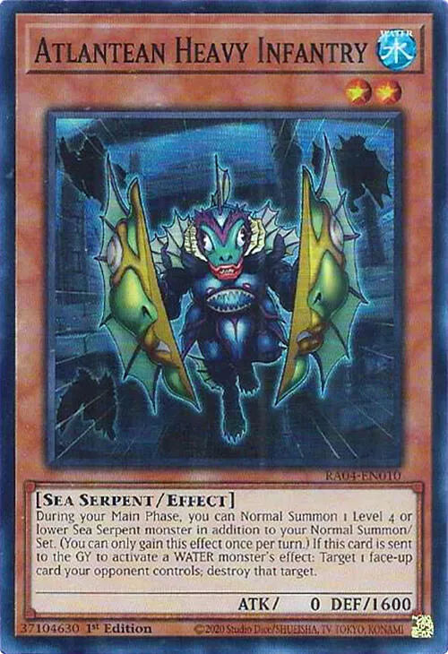 Atlantean Heavy Infantry — Quarter Century Stampede — Yu-Gi-Oh!