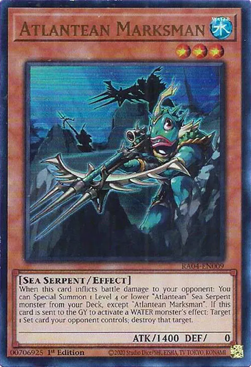 Atlantean Marksman — Quarter Century Stampede — Yu-Gi-Oh!