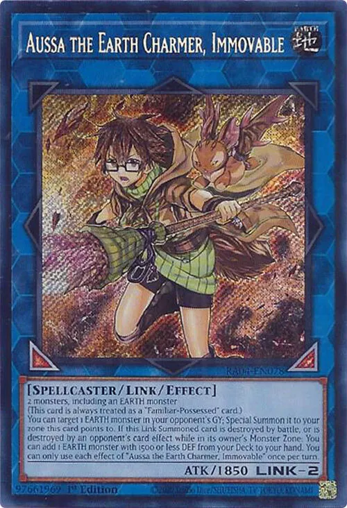 Aussa the Earth Charmer, Immovable — Quarter Century Stampede — Yu-Gi-Oh!