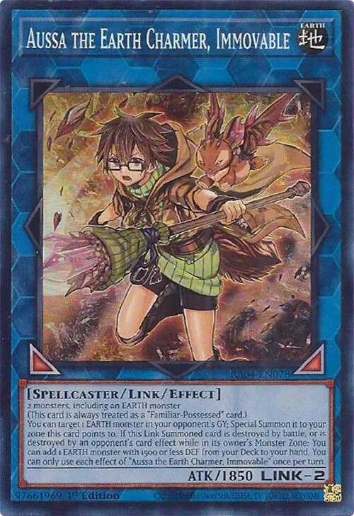 Aussa the Earth Charmer, Immovable — Quarter Century Stampede — Yu-Gi-Oh!