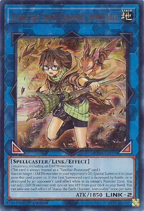 Aussa the Earth Charmer, Immovable — Quarter Century Stampede — Yu-Gi-Oh!