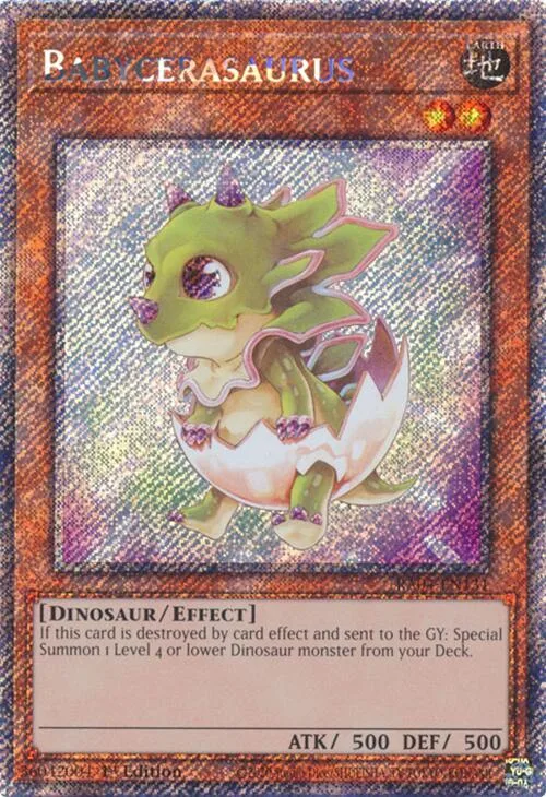 Babycerasaurus — Quarter Century Stampede — Yu-Gi-Oh!