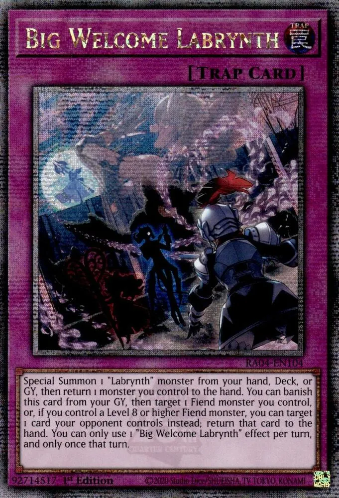 Big Welcome Labrynth — Quarter Century Stampede — Yu-Gi-Oh!