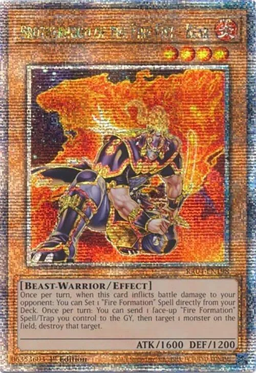Brotherhood of the Fire Fist - Bear — Quarter Century Stampede — Yu-Gi-Oh!