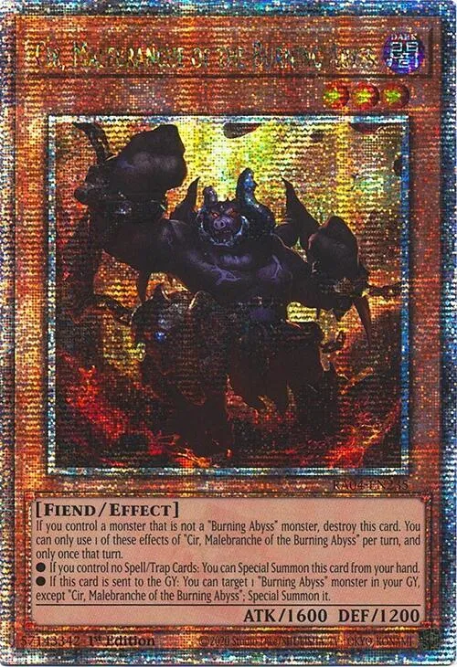 Cir, Malebranche des Abysses Ardents — Quarter Century Stampede — Yu-Gi-Oh!
