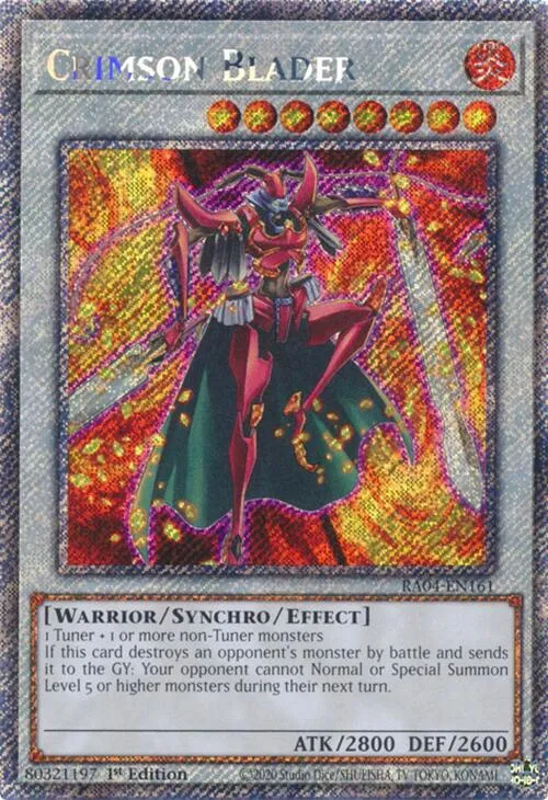Crimson Blader — Quarter Century Stampede — Yu-Gi-Oh!