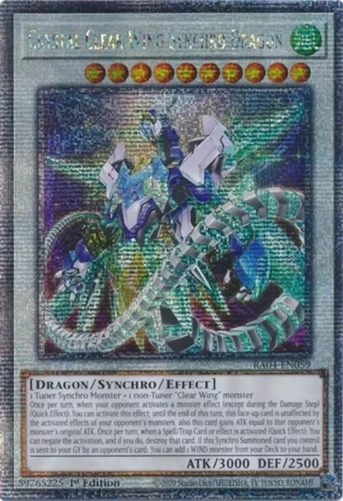Dragon Synchro de l'Aile Claire de Cristal — Quarter Century Stampede — Yu-Gi-Oh!