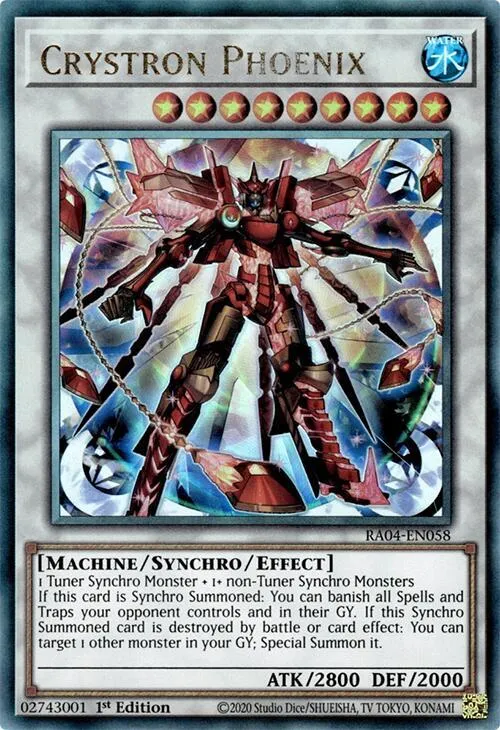 Crystron Phoenix — Quarter Century Stampede — Yu-Gi-Oh!