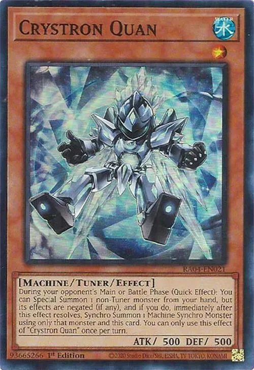 Crystron Quan — Quarter Century Stampede — Yu-Gi-Oh!