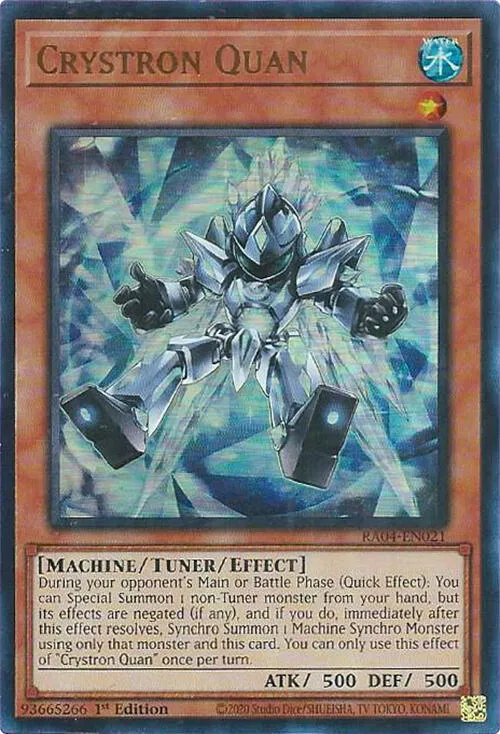 Crystron Quan — Quarter Century Stampede — Yu-Gi-Oh!