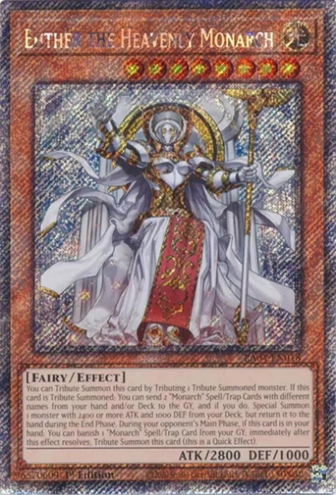 Ehther the Heavenly Monarch from Quarter Century Stampede - Yu-Gi-Oh!