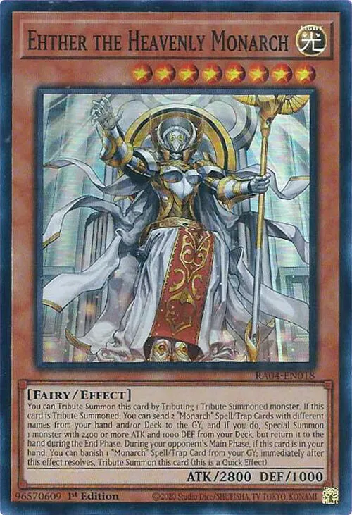 Ehther the Heavenly Monarch — Quarter Century Stampede — Yu-Gi-Oh!
