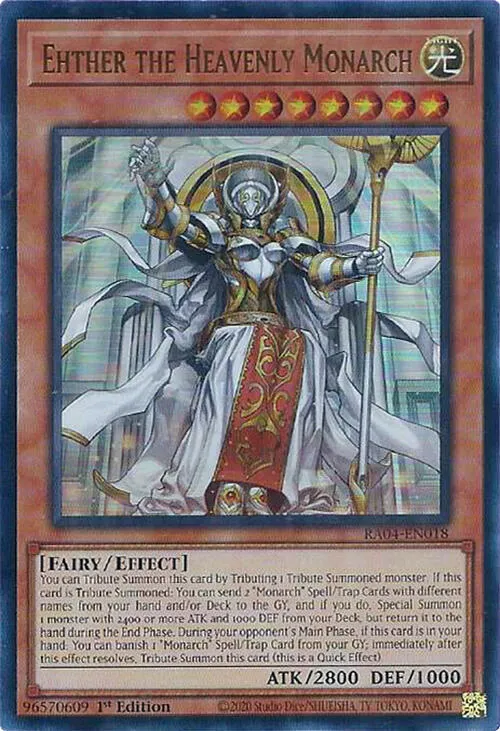 Ehther the Heavenly Monarch — Quarter Century Stampede — Yu-Gi-Oh!