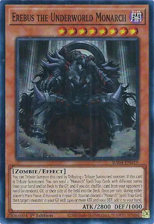 Erebus the Underworld Monarch — Quarter Century Stampede — Yu-Gi-Oh!