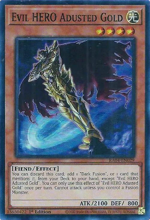 Evil HERO Adusted Gold — Quarter Century Stampede — Yu-Gi-Oh!