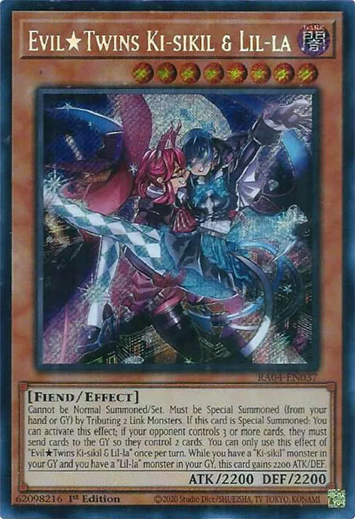 Evil★Twins Ki-sikil & Lil-la — Quarter Century Stampede — Yu-Gi-Oh!
