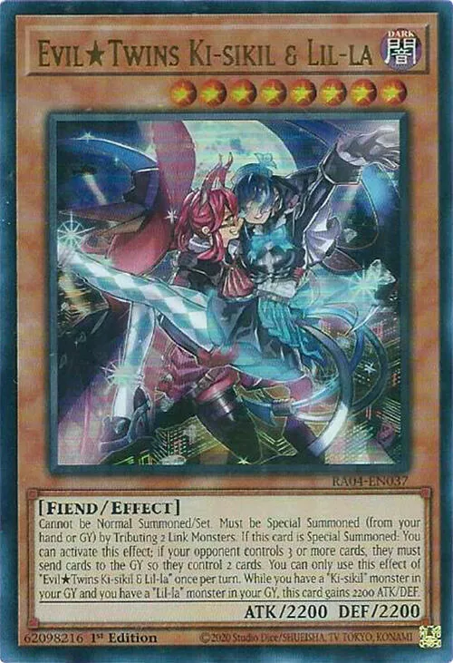 Evil★Twins Ki-sikil & Lil-la — Quarter Century Stampede — Yu-Gi-Oh!