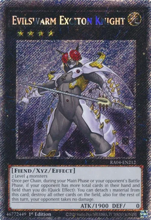 Evilswarm Exciton Knight — Quarter Century Stampede — Yu-Gi-Oh!