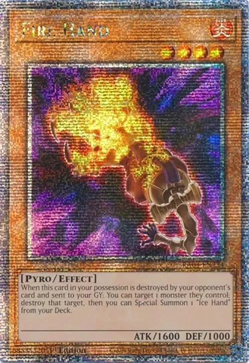 Fire Hand — Quarter Century Stampede — Yu-Gi-Oh!