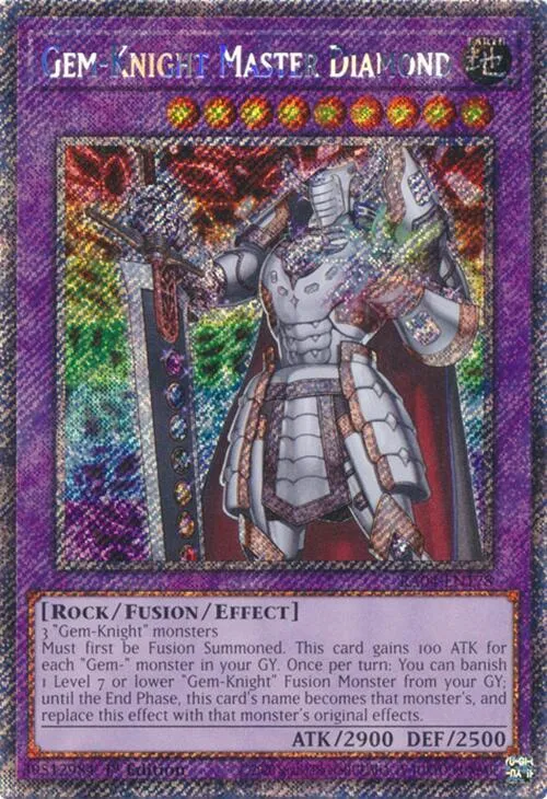 Gem-Knight Master Diamond — Quarter Century Stampede — Yu-Gi-Oh!