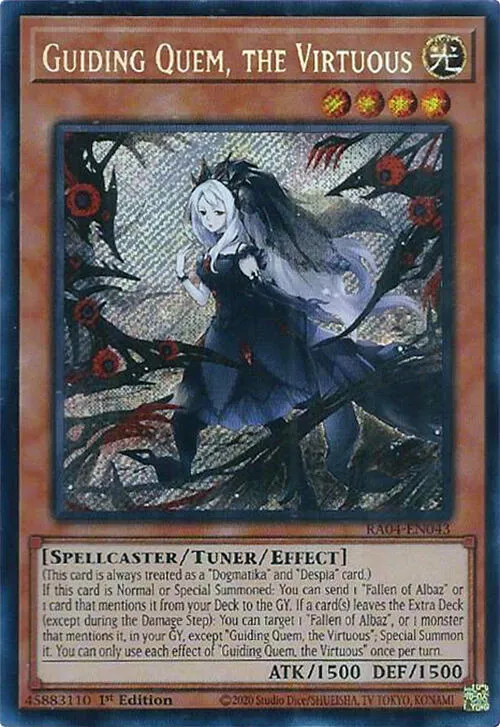 Guiding Quem, the Virtuous from Quarter Century Stampede - Yu-Gi-Oh!