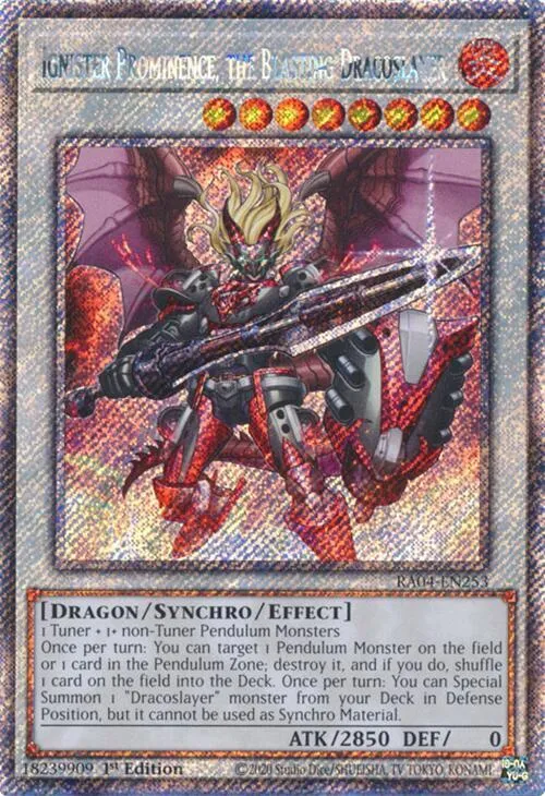 Ignister Prominence, the Blasting Dracoslayer — Quarter Century Stampede — Yu-Gi-Oh!