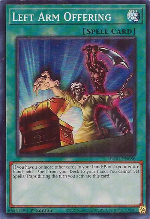 Left Arm Offering — Quarter Century Stampede — Yu-Gi-Oh!