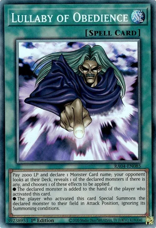 Lullaby of Obedience — Quarter Century Stampede — Yu-Gi-Oh!
