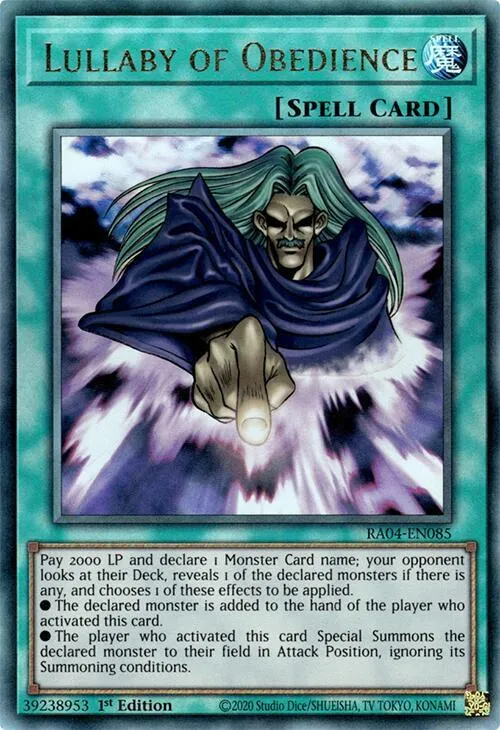 Lullaby of Obedience — Quarter Century Stampede — Yu-Gi-Oh!