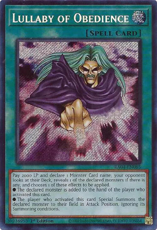 Lullaby of Obedience — Quarter Century Stampede — Yu-Gi-Oh!