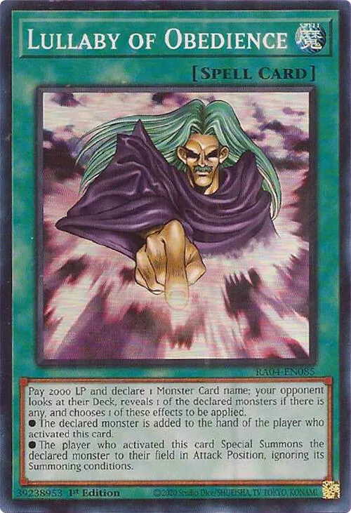 Lullaby of Obedience — Quarter Century Stampede — Yu-Gi-Oh!