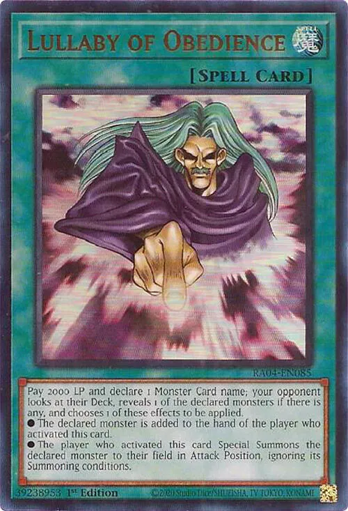 Lullaby of Obedience — Quarter Century Stampede — Yu-Gi-Oh!