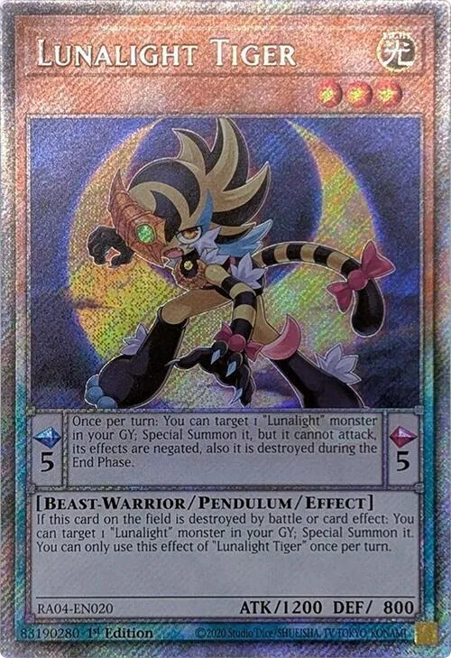 Tigre de Clair de Lune — Quarter Century Stampede — Yu-Gi-Oh!