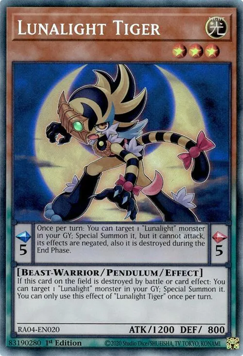 Lunalight Tiger — Quarter Century Stampede — Yu-Gi-Oh!