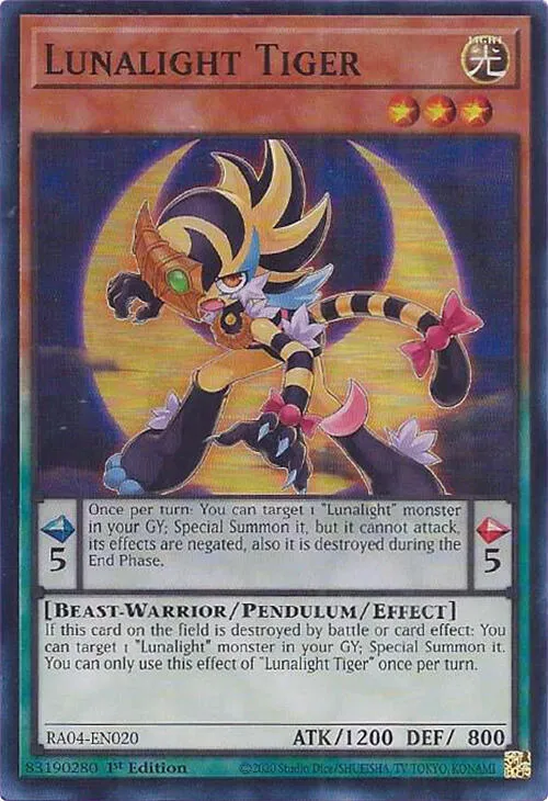 Lunalight Tiger — Quarter Century Stampede — Yu-Gi-Oh!
