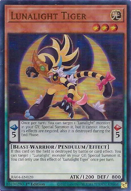 Lunalight Tiger — Quarter Century Stampede — Yu-Gi-Oh!