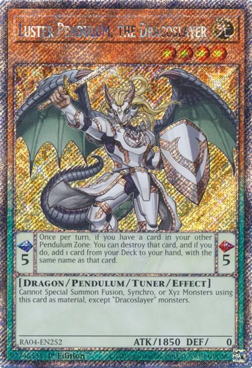 Luster Pendule, le Dracossassin — Quarter Century Stampede — Yu-Gi-Oh!