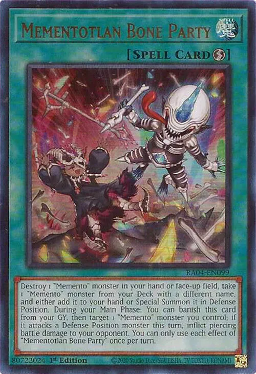 Mementotlan Bone Party — Quarter Century Stampede — Yu-Gi-Oh!