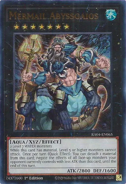 Mermail Abyssgaios — Quarter Century Stampede — Yu-Gi-Oh!