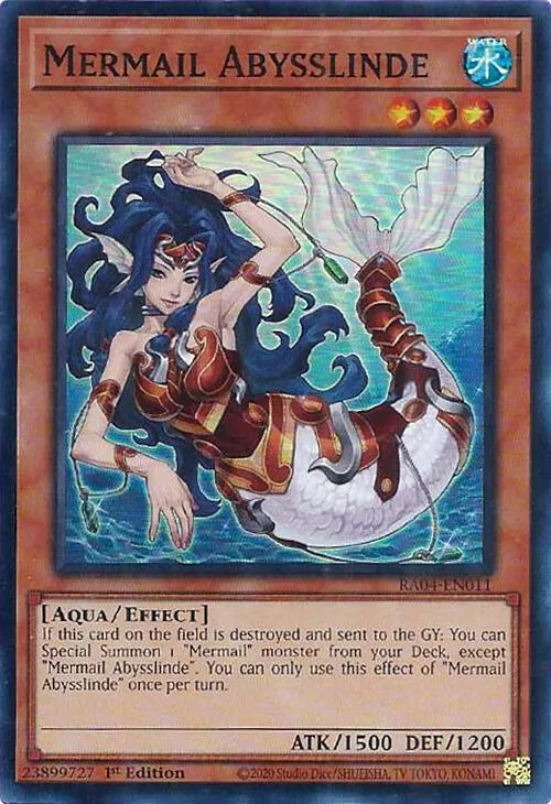 Mermail Abysslinde — Quarter Century Stampede — Yu-Gi-Oh!