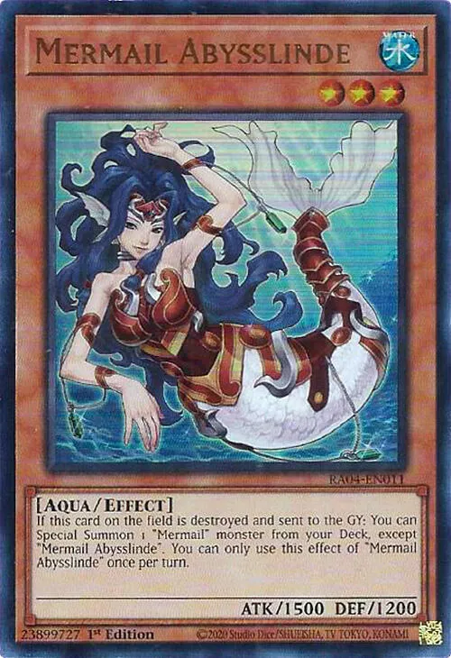 Mermail Abysslinde — Quarter Century Stampede — Yu-Gi-Oh!