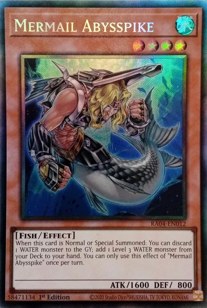 Mermail Abysspike — Quarter Century Stampede — Yu-Gi-Oh!
