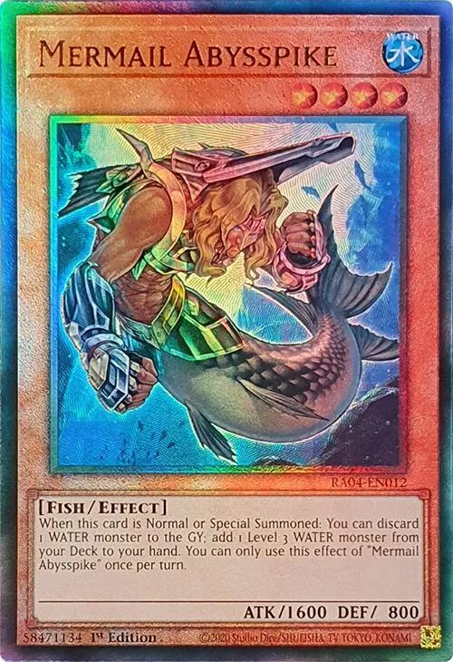Mermail Abysspike from Quarter Century Stampede - Yu-Gi-Oh!