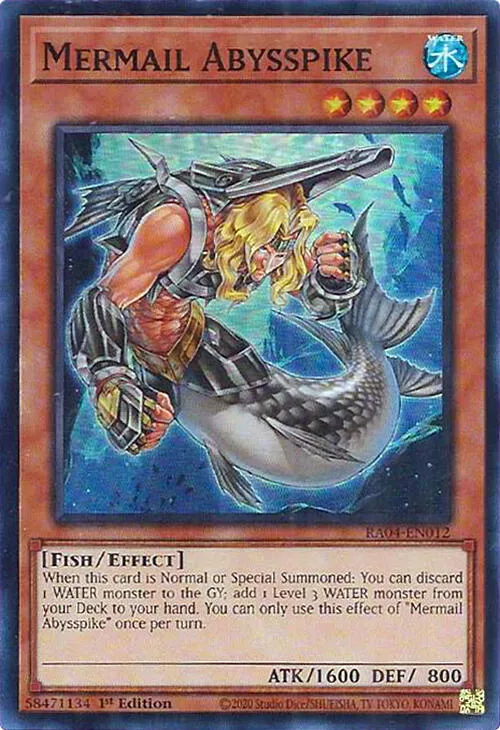 Mermail Abysspike — Quarter Century Stampede — Yu-Gi-Oh!
