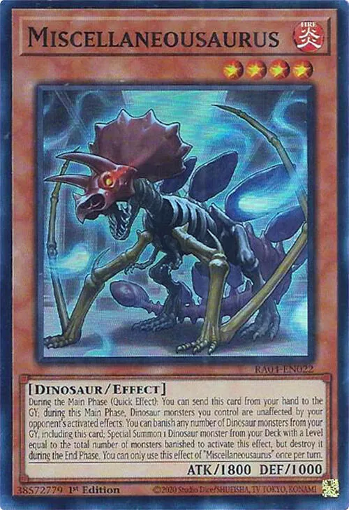 Miscellaneousaurus — Quarter Century Stampede — Yu-Gi-Oh!