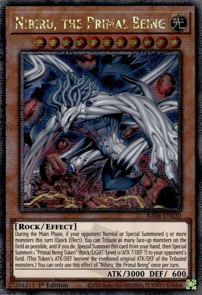 Nibiru, the Primal Being — Quarter Century Stampede — Yu-Gi-Oh!