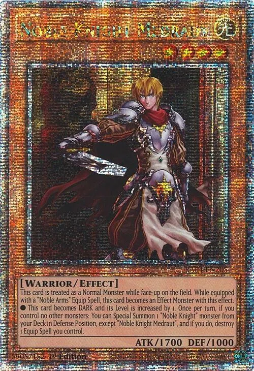 Noble Knight Medraut — Quarter Century Stampede — Yu-Gi-Oh!