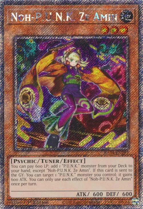 Noh-P.U.N.K. Ze Amin from Quarter Century Stampede - Yu-Gi-Oh!