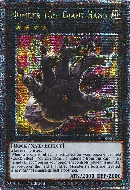 Number 106: Giant Hand — Quarter Century Stampede — Yu-Gi-Oh!